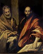 El Greco St Peter and St Paul oil painting artist